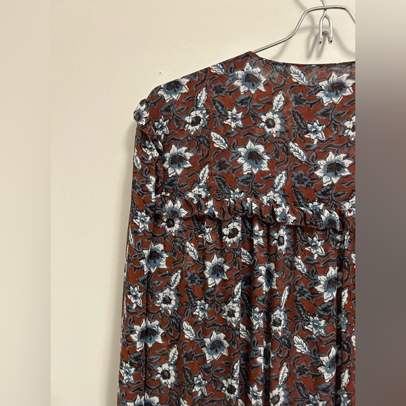 Veronica Beard Anjali Floral Mini Dress size 16 - Picture 6 of 8